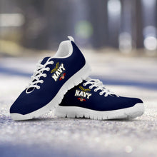 Load image into Gallery viewer, Navy Running Shoes
