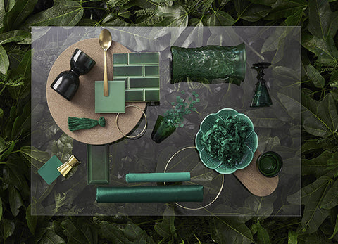 green interior trends from Temple and Webster interior green shades