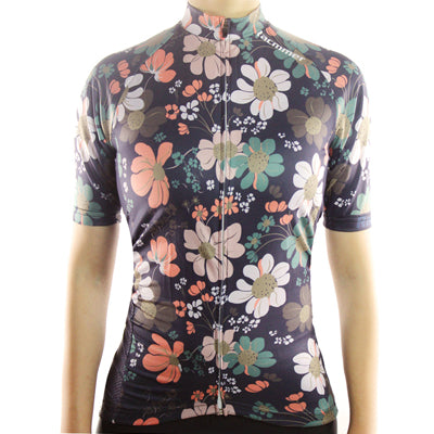 floral bike jersey