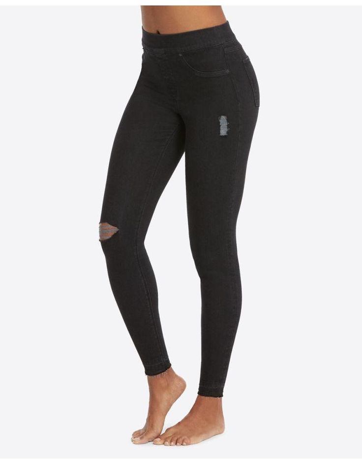 black spanx jeans