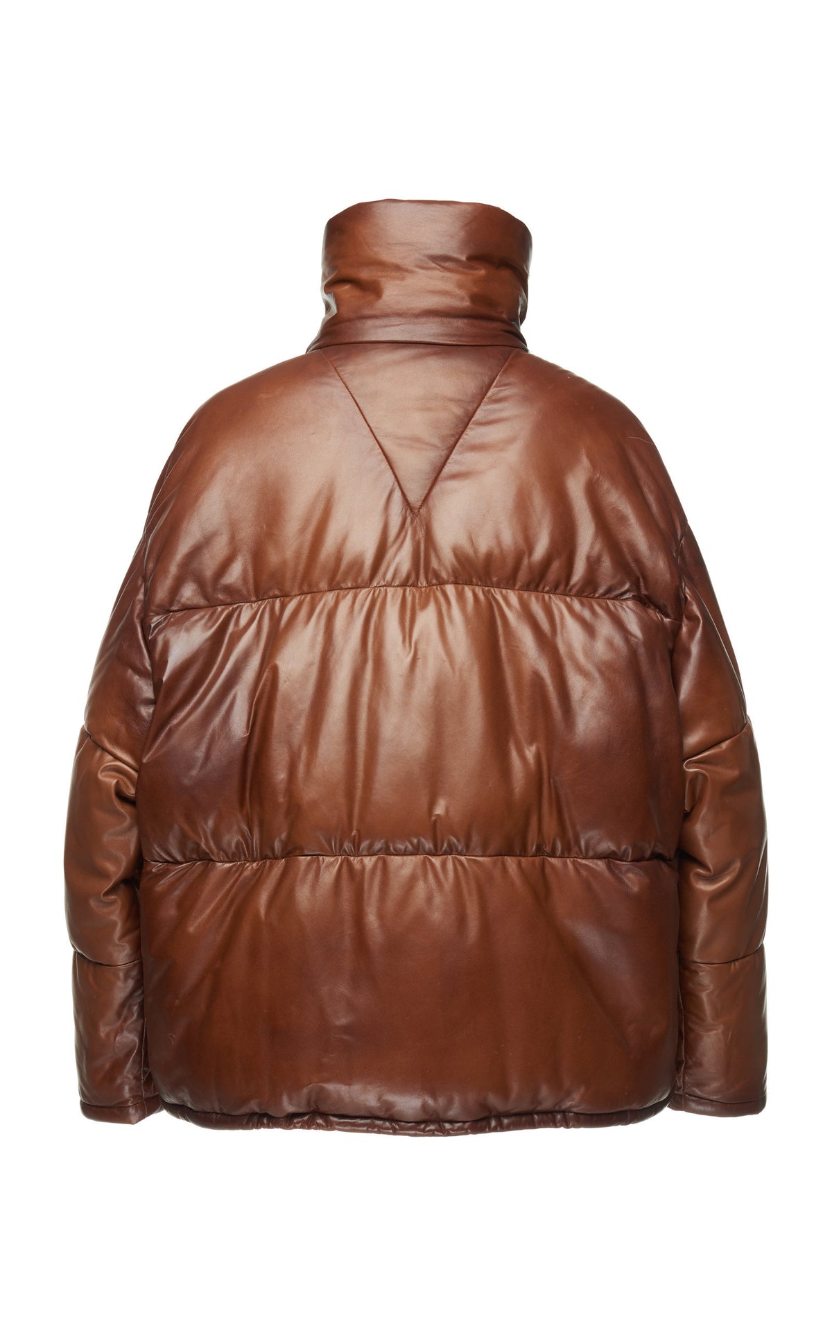 prada leather puffer jacket