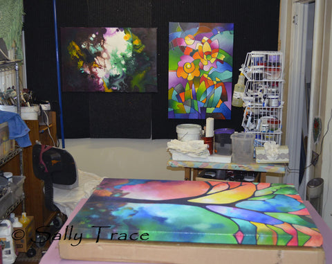 Sally Trace art studio