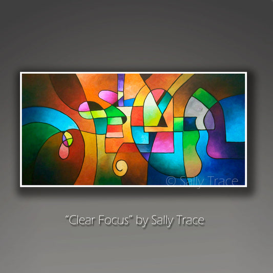 Convergence, Modern Art Pigment Prints on Archival Paper or Stretche –  Sally Trace Abstract Paintings