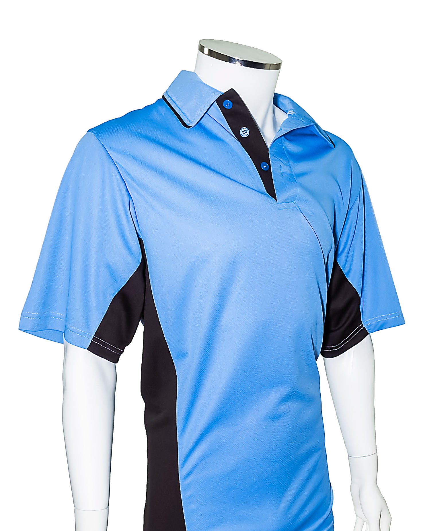 Current Major League Replica Umpire Shirt SKY BLUE with BLACK