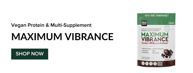 Shop Maximum Vibrance, the best green superfood powder for active individuals