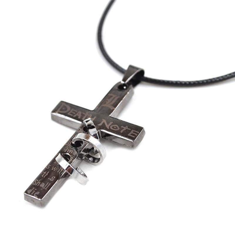 Death Note Letter L Cross Necklace – The Fullmetal
