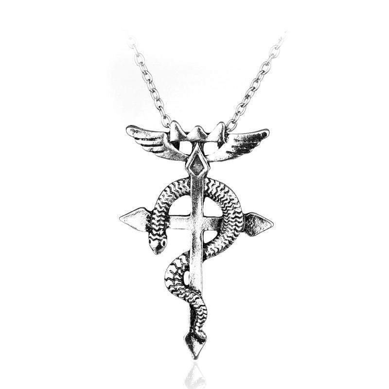 Fullmetal Alchemist Silver Cross Necklace – The Fullmetal