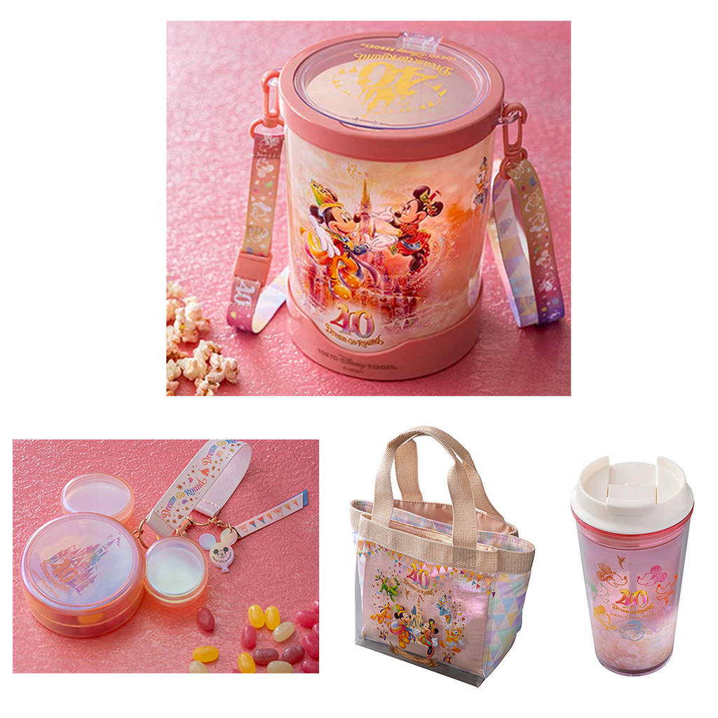 Tokyo Disney Resort 40th Anniversary Popcorn Bucket and Souvenirs