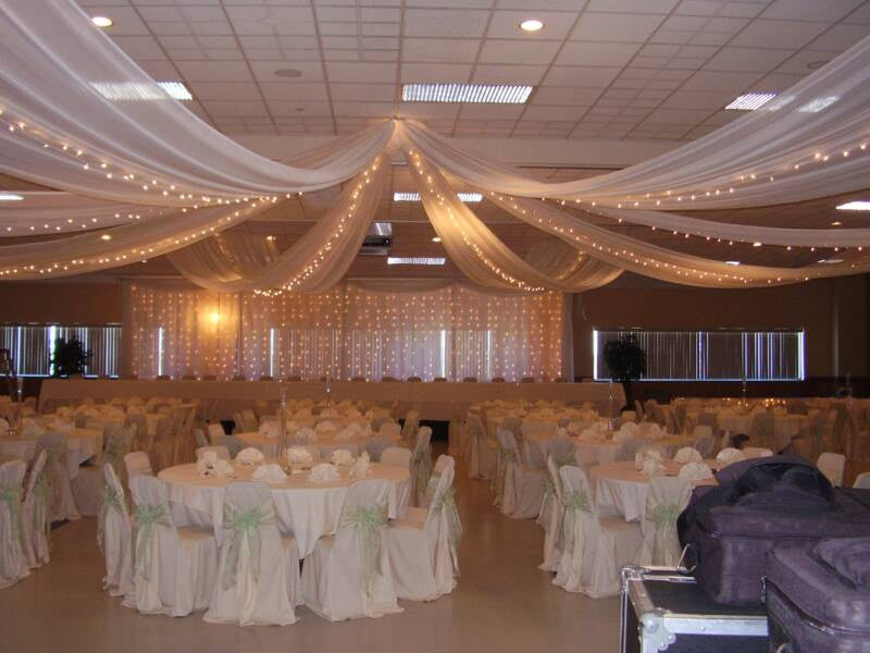 Diy Wedding Drapery Organza Fabric Ceiling Drapery Wedding Drapes Reception Decor 600 Feet Organza Fabric White Ivory