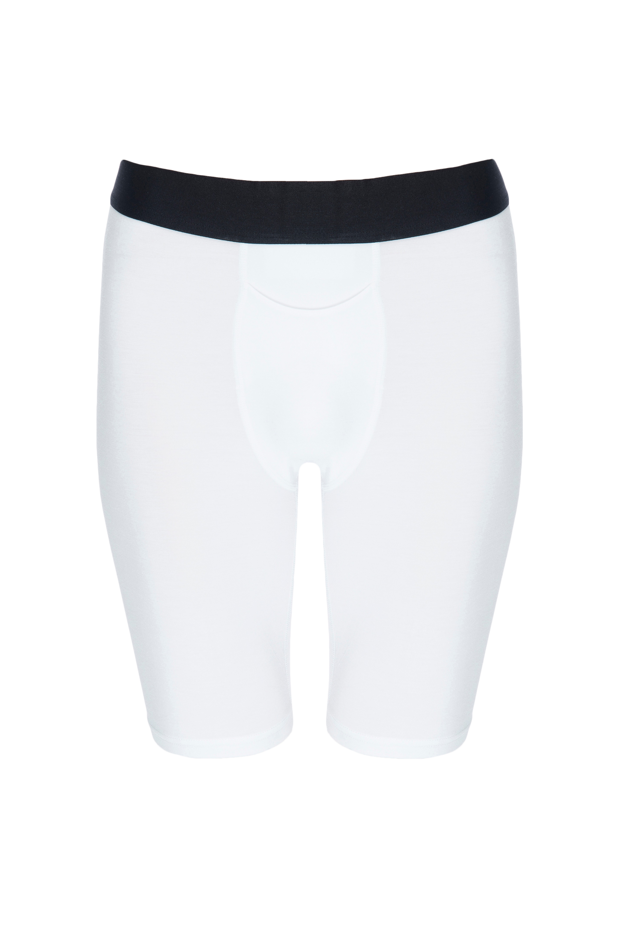 white boxer underwear