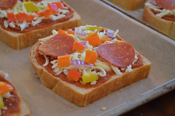 Toppings for Father Time Pizza Toast