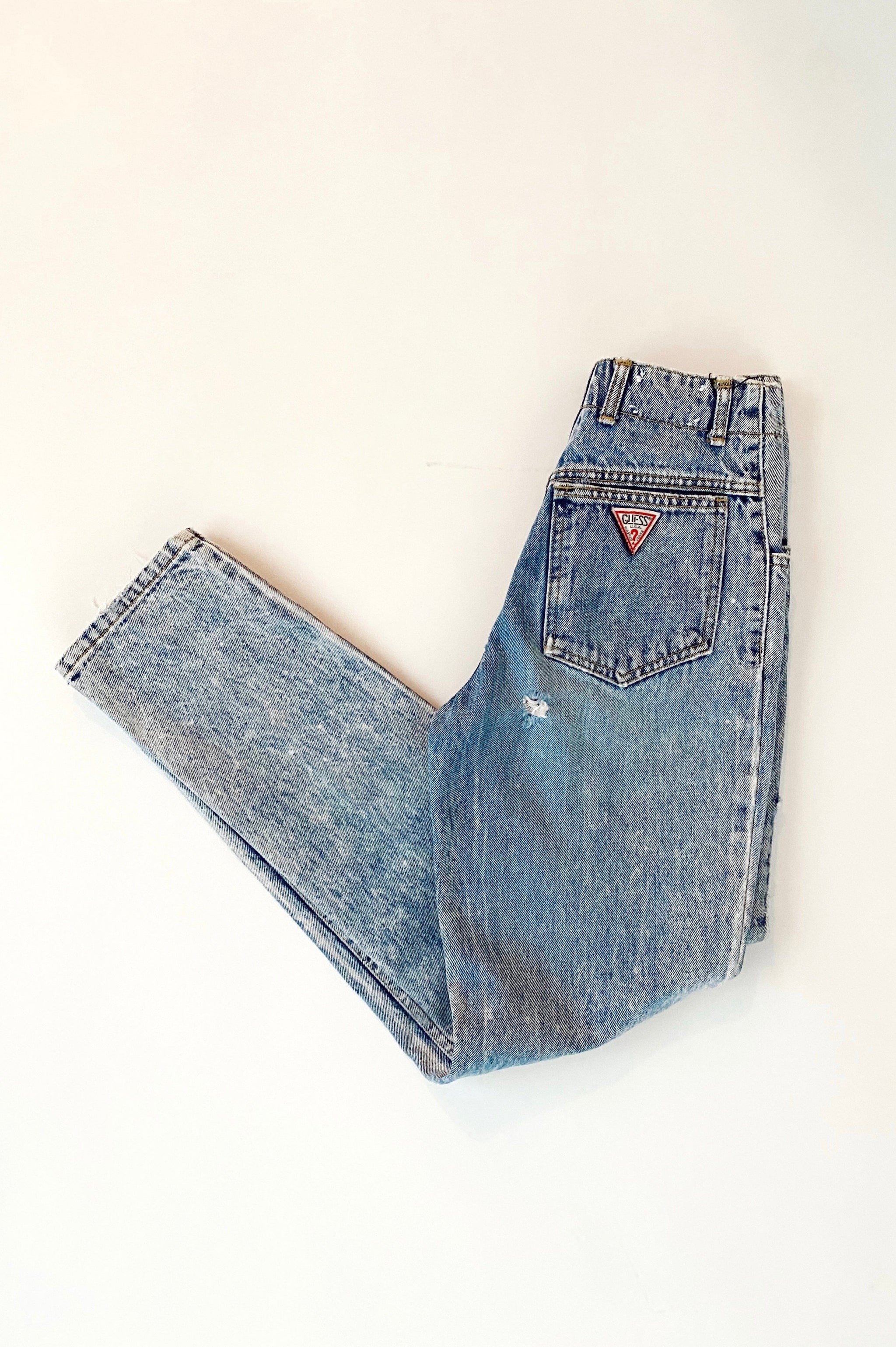 haar Kameraad Trots 80s Vintage Guess by Georges Marciano High Waist Jeans / Size 26 - COUTONIC