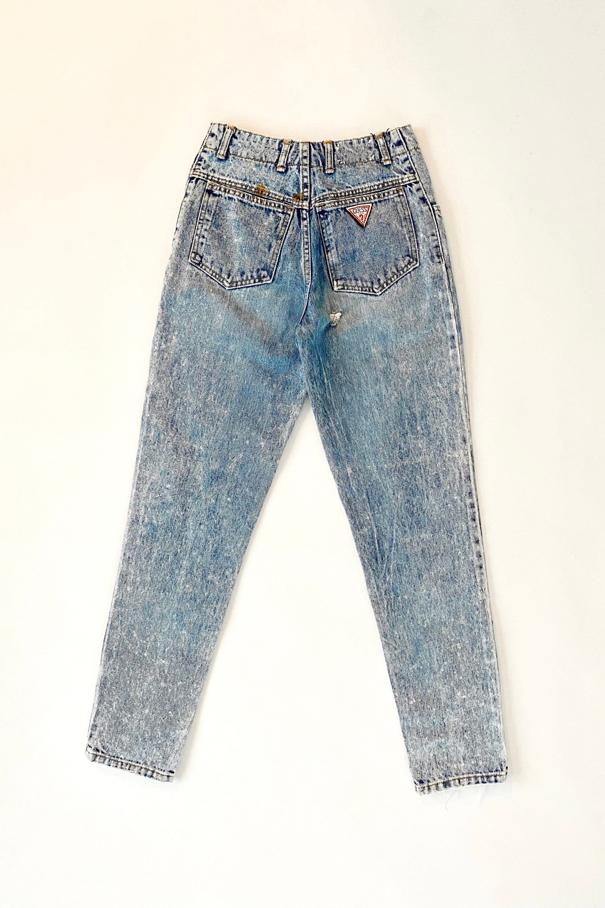 Vermomd Maakte zich klaar rijst 80s Vintage Guess by Georges Marciano High Waist Jeans / Size 26 - COUTONIC