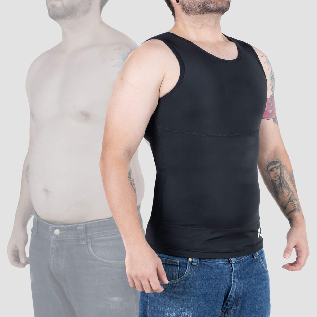 Shapewear Details About Kewlioo Men S Shapewear Slimming Body Shaper Compression Vest Tank Top For Tummy Women