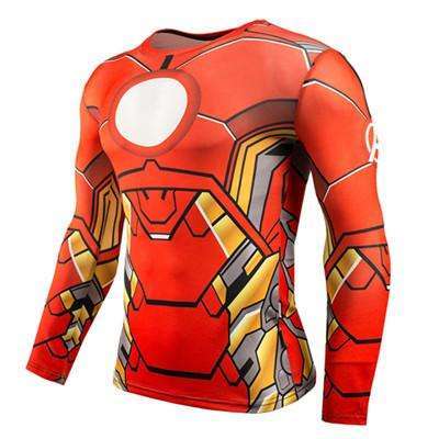 superhero compression shirts long sleeve