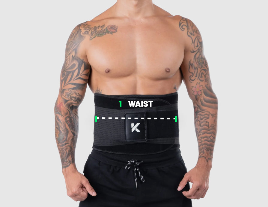 Kewlioo Men's Heat Trapping Waist Toner - Waist Trainer for Men