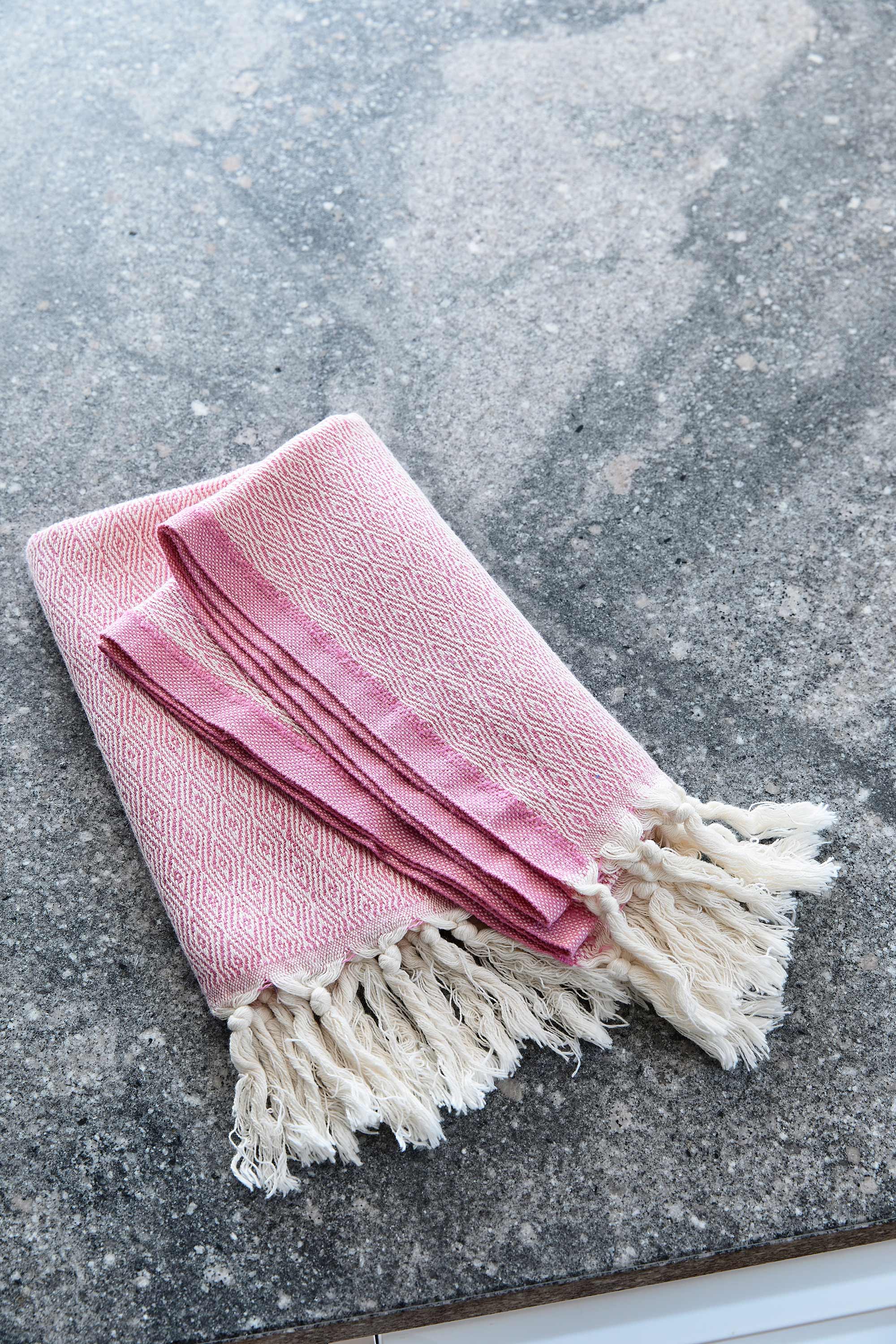 HANDWOVEN ORGANIC COTTON STRIPED TOWELS IN ECRU – Ellei Home