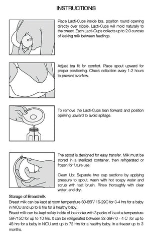 How to clean the Lacticups, Instructions. Wash and Sterilize the Lacti