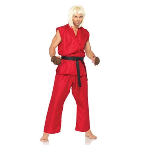 4 PC Ken Street Fighter Costume