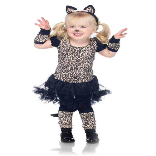 5 PC Little Leopard Girls Costume