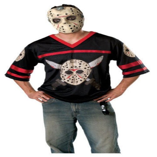 Adult Jason Hockey Jersey and Mask
