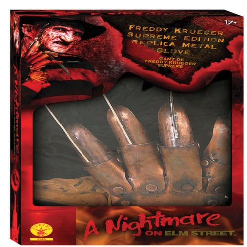 Adult Supreme Edition Freddy Replica Metal Glove