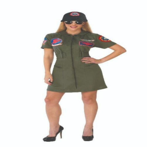 Adult Top Gun Female Costume