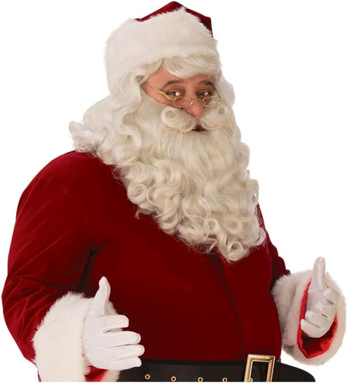 Adult Ultra Premium Santa Beard and Wig Set
