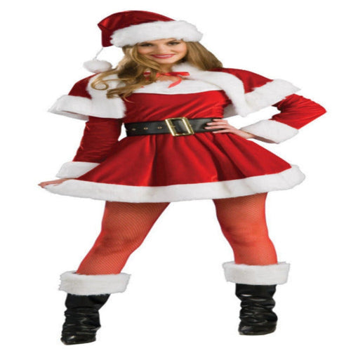 Adult Velvet Miss Santa Dress