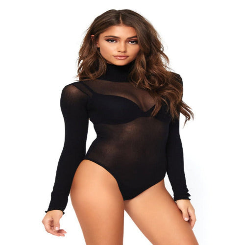 All Mine Long Sleeved Opaque Bodysuit