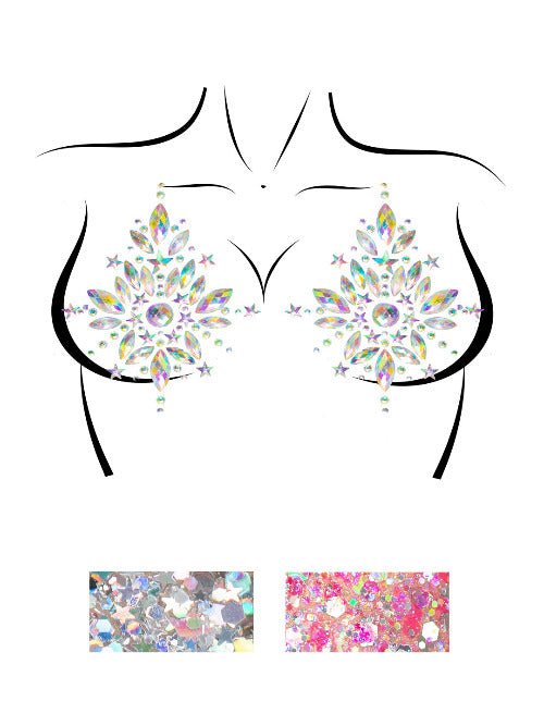 Cambria Adhesive Jewel Nipple Stickers
