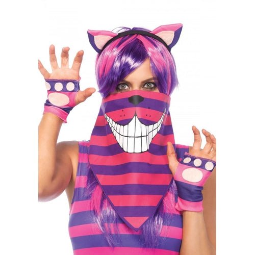 Cheshire Cat Costume Bandana Mask