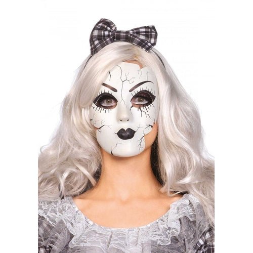 Creepy Porcelain Doll Mask With Strap