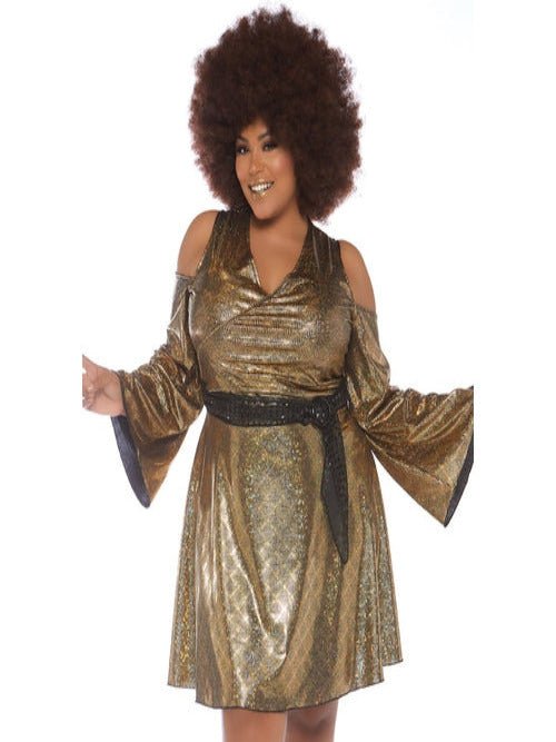 Curvy Disco Doll Costume