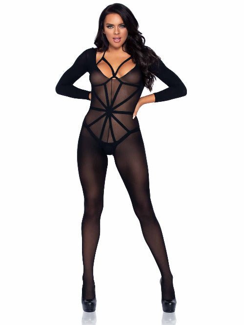 Double Feature Teddy Bodystocking Set