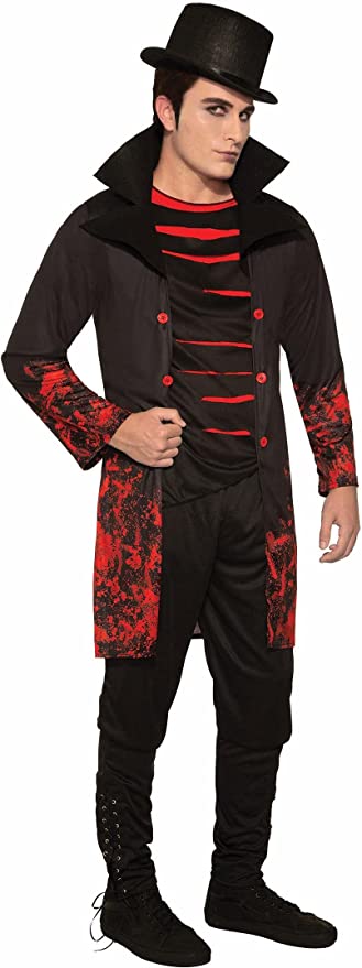 Forum Men's Immortal Prince Costume, Black/Red,