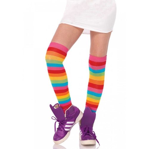 Harper Rainbow Thigh High Stockings