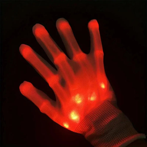 LED Light Up Gloves For Adults Toy Gifts Stocking Stuffers For Men Women In Halloween Christmas Birthday Party