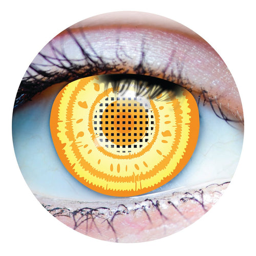 Makima Orange & Yellow Cosplay Contact Lenses