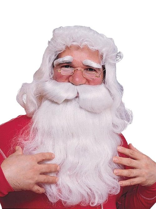 Men's Value Santa Beard and Wig Set