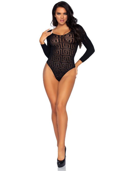 Mosaic Opaque Bodysuit