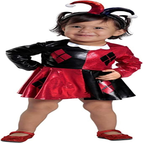 Princess Paradise Baby Girls' Harley Quinn Costume Dress and Diaper Cover Set