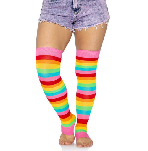 Raya Rainbow Leg Warmers