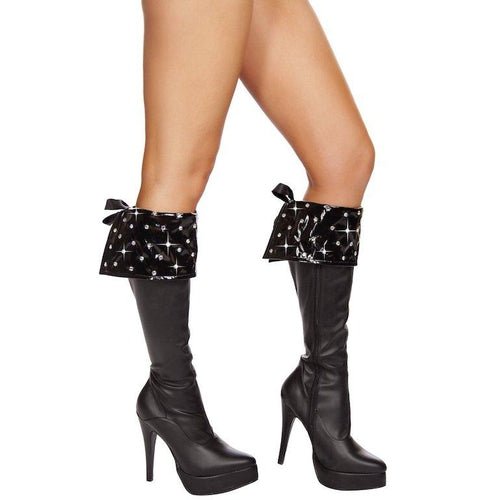 Rhinestone Studded Boot Cover