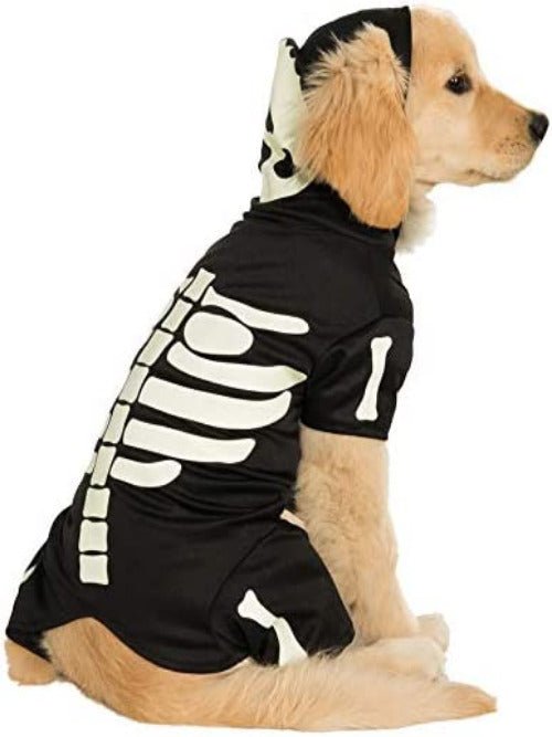Rubie's Costume Co Glow-in-The-Dark Skeleton Hoodie Pet Costume