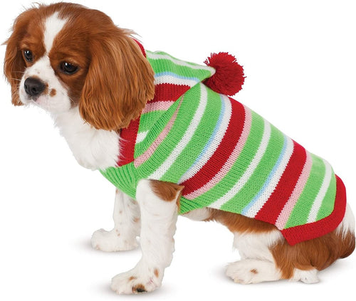 Rubie's Costume Company Candy Striped Knit Pet Sweater