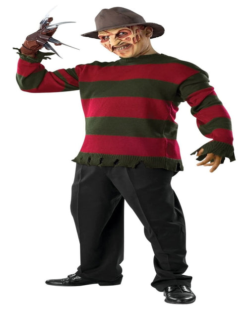 Rubie's Men's Nightmare On Elm St Deluxe Freddy Sweater with Mask