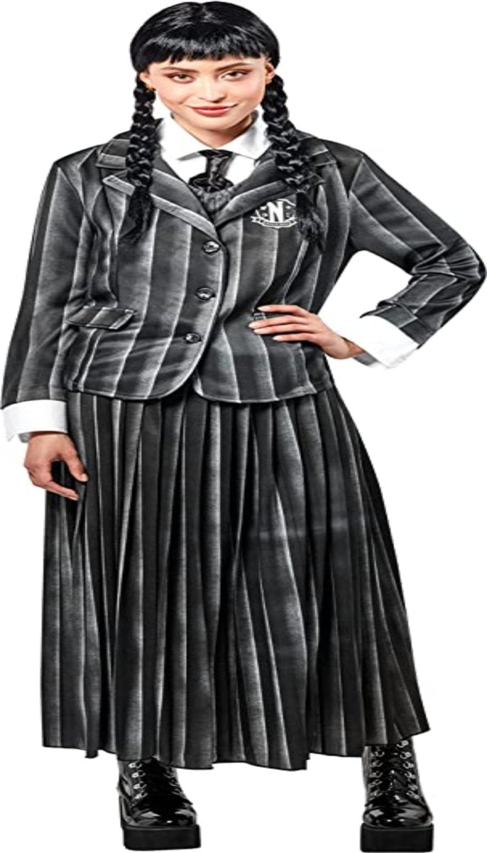 Rubies Adult Wednesday Addams Nevermore Academy Uniform Costume