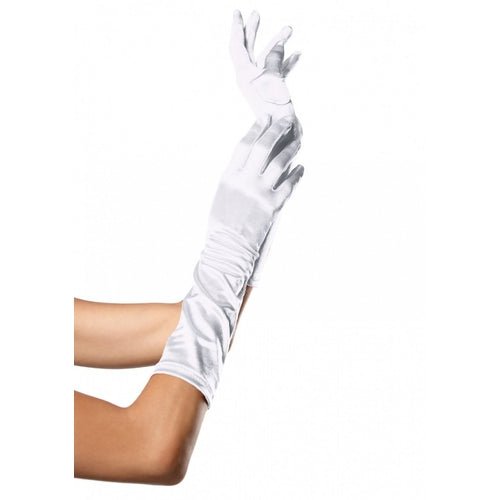 Satin Elbow Length Costume Gloves