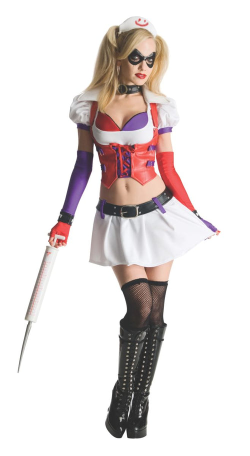 Secret Wishes Two-Piece Dress Adult Harley Quinn Costume